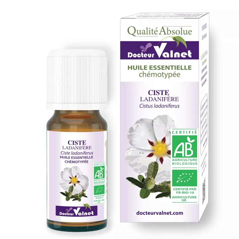 Huile essentielle ciste bio Valnet