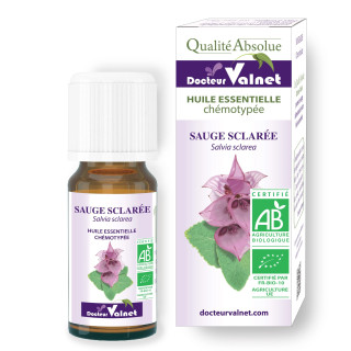 Huile essentielle sauge sclarée bio Valnet