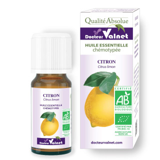 Huile essentielle citron bio Valnet