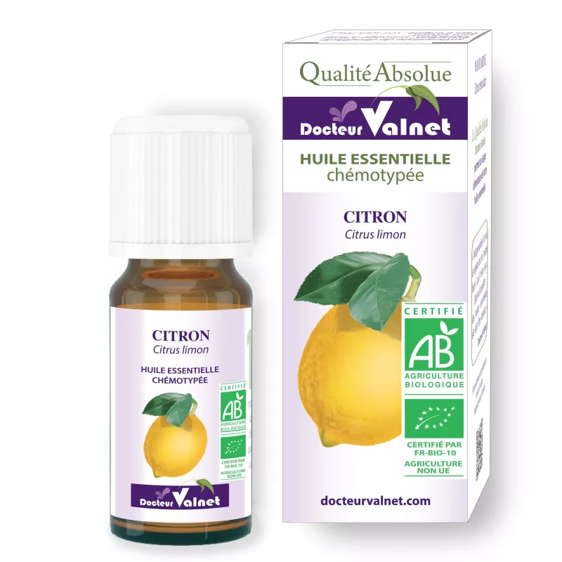 Huile essentielle citron bio Valnet