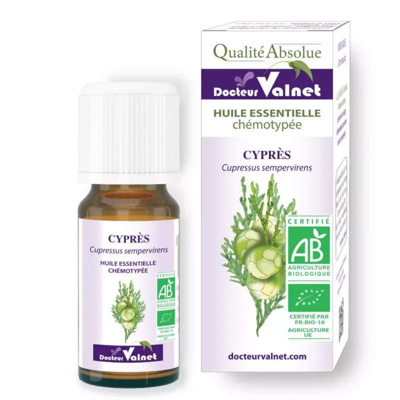 Huile essentielle cyprès bio Valnet