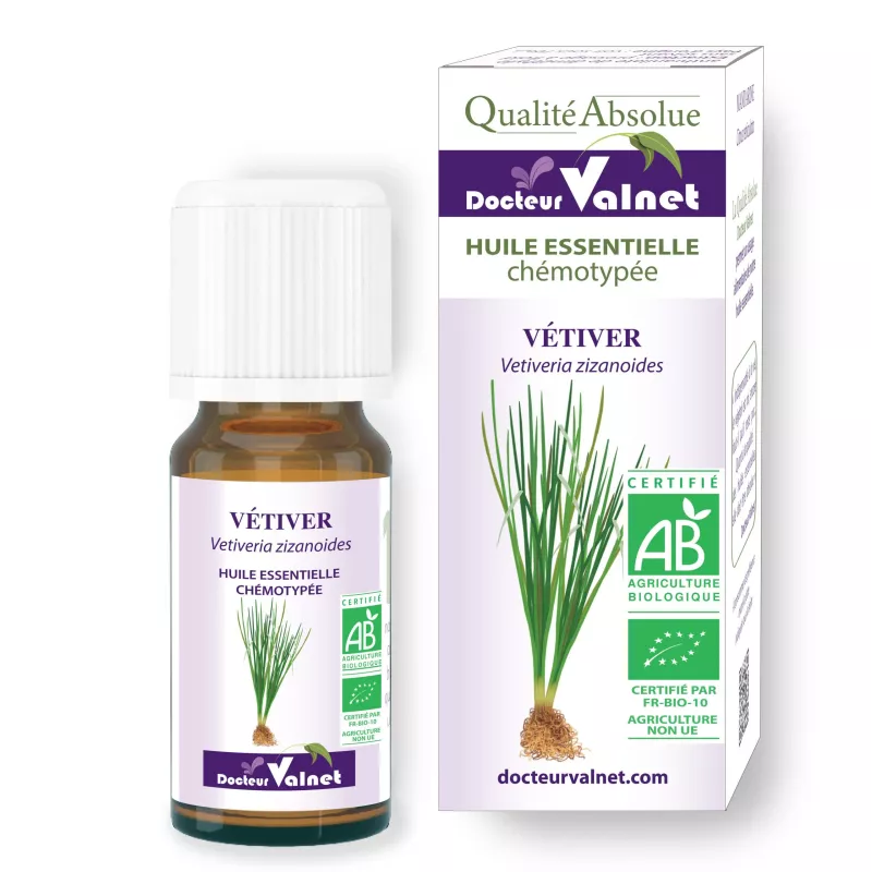 Huile essentielle vetiver bio Valnet