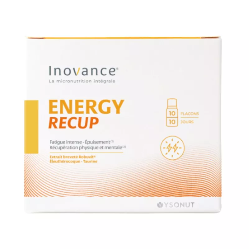 Energy Récup Inovance - Récupération & vitalité - 10 flacons de 10ml