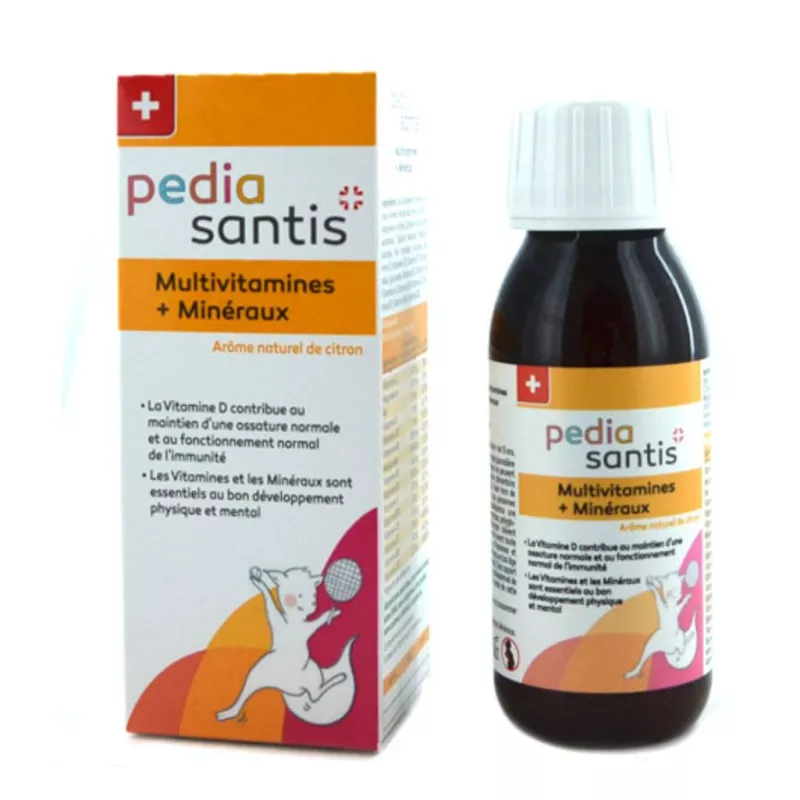 Sirop enfant multivitamines & Minéraux PediaSantis® Santis Pharma - 100ml