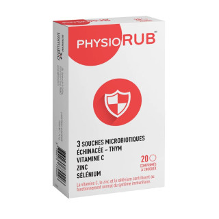 PhysioRub Physionorm Immubio - Système immunitaire - 20 comprimés à croquer