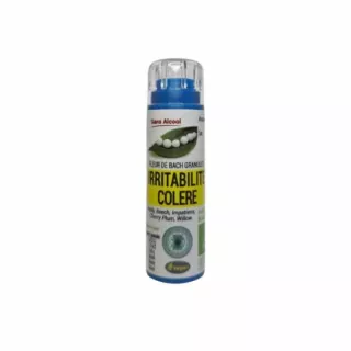 Complexe irritabilité colère Bio Fleurs de Bach Kosmeo - 120 granules