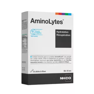 AminoLytes NHCO - Hydratation & récupération - 14 sticks à diluer goût neutre
