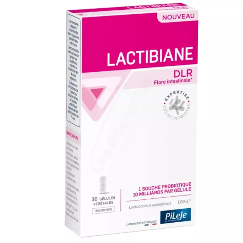 Lactibiane DLR Pileje - Équilibre de la flore intestinale - 30 gélules