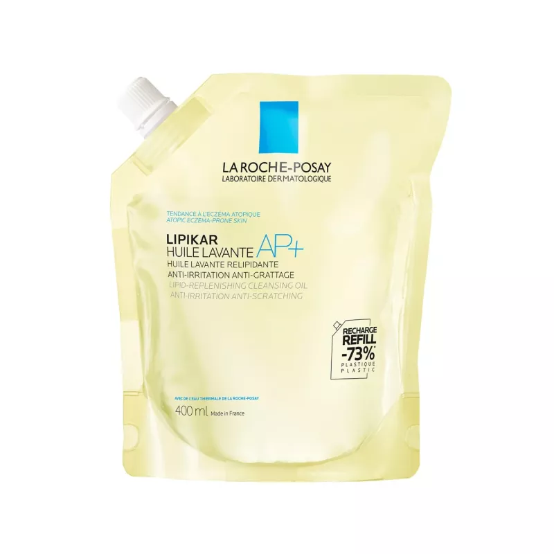 Huile lavante AP+ Lipikar La Roche-Posay - Eczéma atopique - 400ml
