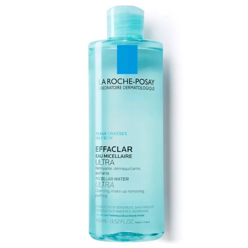 Eau micellaire Ultra Effaclar La Roche-Posay - Peaux grasses & sensibles - 400ml