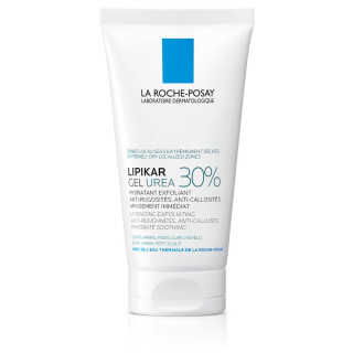 Gel exfoliant Lipikar Gel Urea 30% La Roche-Posay - Corps, mains, pieds & cuir chevelu - 200ml