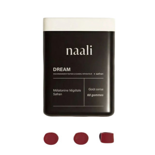 Gummies sommeil Dream Naali - Qualité du sommeil - 60 gommes goût cerise