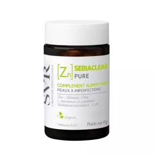Sebiaclear Pure SVR - Peaux à tendance acnéique - 30 gélules