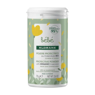 Poudre protectrice au Calendula Bio Klorane Bébé - 75g