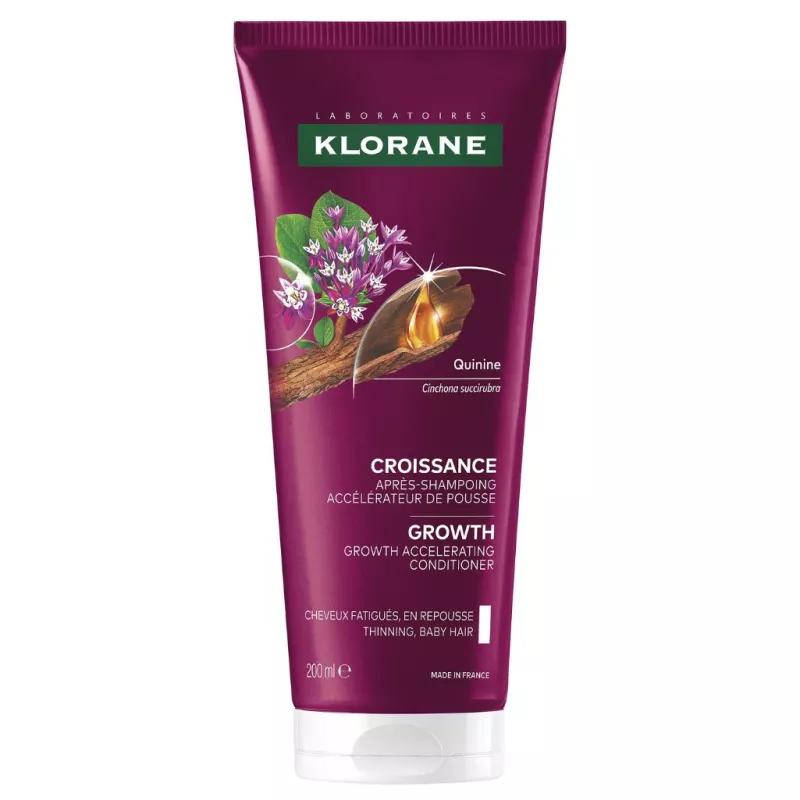 Après-shampoing accélérateur de pousse Quinine & Edelweiss Bio Klorane - 200ml