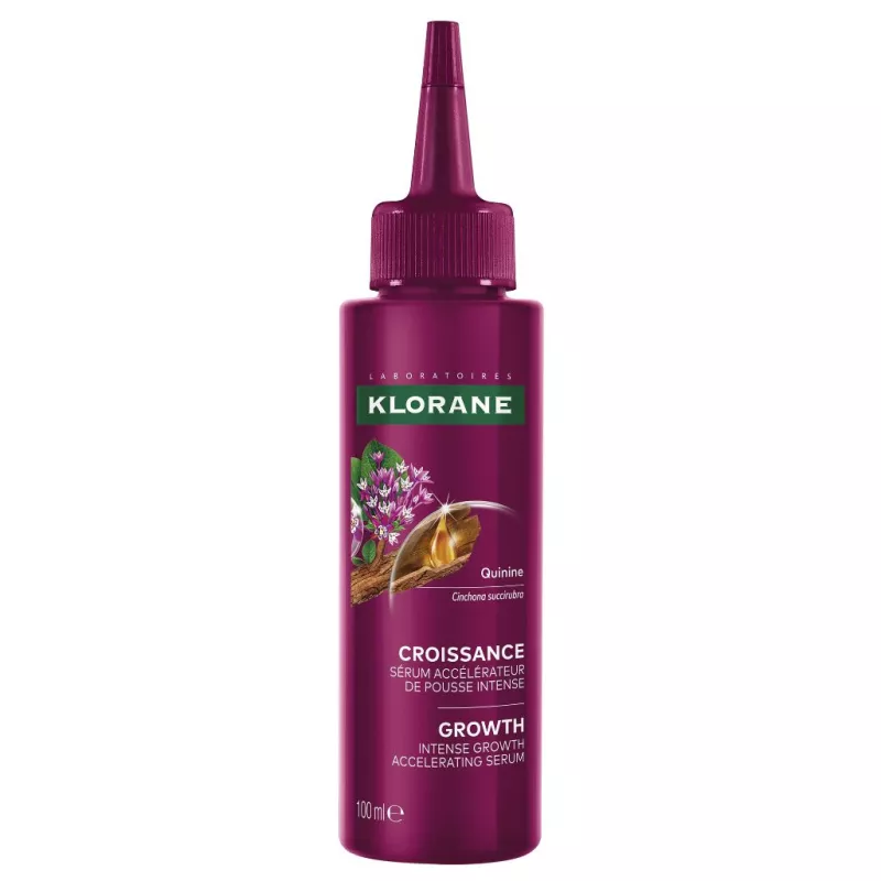 Sérum accélérateur de pousse capillaire intense à l’adénosine Klorane Croissance - 100ml