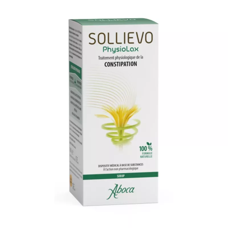 Sirop Sollievo PhysioLax Aboca - Traitement de la constipation - 180g