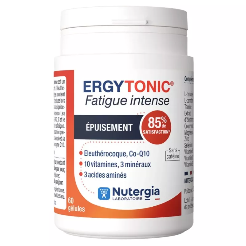 ErgyTonic® Fatigue intense & épuisement Nutergia - 60 gélules