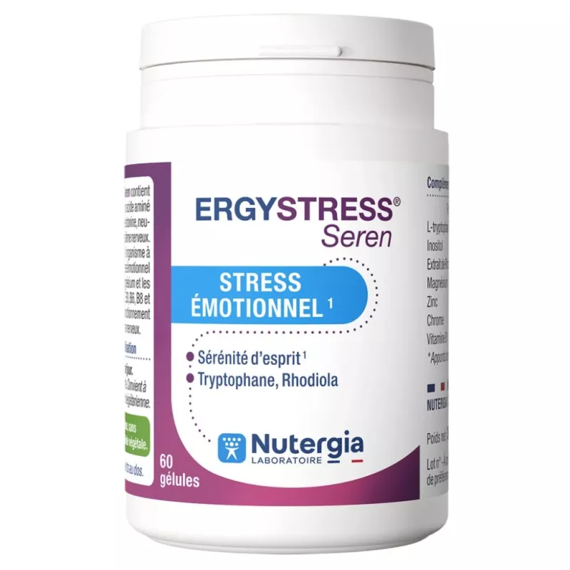 Ergystress® Seren Nutergia - Stress émotionnel - 60 gélules