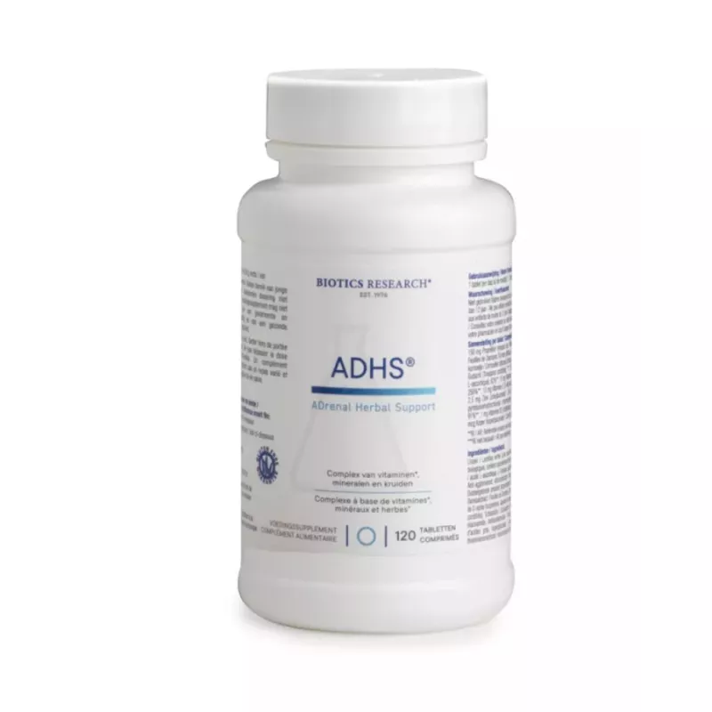 ADHS Adrenal Herbal Energetica Natura - Stress et fatigue - 120 comprimés
