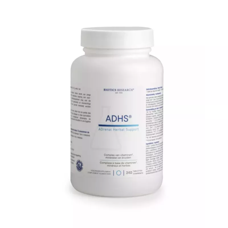 ADHS Adrenal Herbal Energetica Natura - Stress et fatigue - 240 comprimés