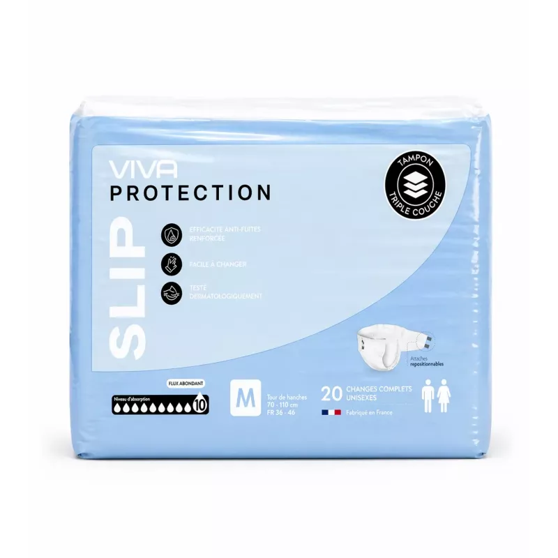 VIVA SLIP 10G M X20 - Slips absorbants MEDIPRIX, 20 unités