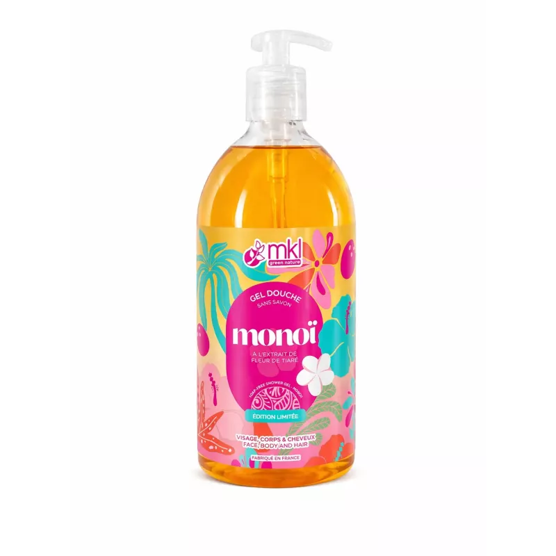 Gel douche au monoï de Tahiti édition limitée MKL - Envoutant - 1L