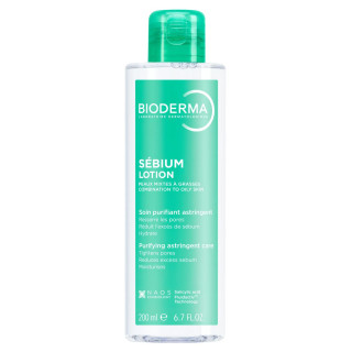 Bioderma Sébium Lotion 200ml : Hydrate & Régule Sébum 8h
