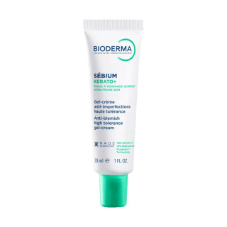 Gel-crème anti-imperfections Sébium Kerato+ Bioderma - Peaux à tendance acnéique - 30ml