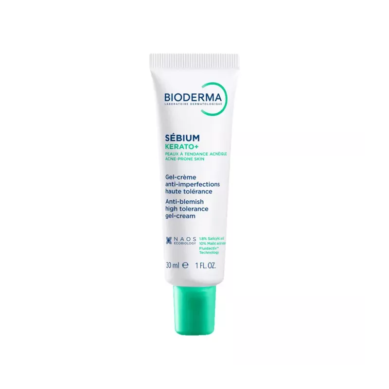 Gel-crème anti-imperfections Sébium Kerato+ Bioderma - Peaux à tendance acnéique - 30ml