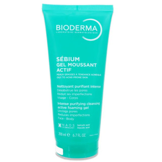 Gel moussant actif Sébium de Bioderma - Peaux grasses à imperfections - 200ml