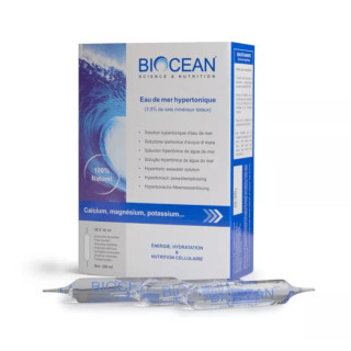 Biocean Hypertonic Energetica Natura - Vitalité & équilibre minéral - 30 ampoules x 10ml