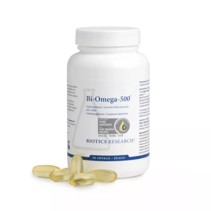 Bi-Omega-500 Energetica Natura - Équilibre cardiovasculaire - 90 capsules