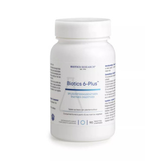 Biotics 6-Plus Energetica Natura - Confort digestif - 90 comprimés