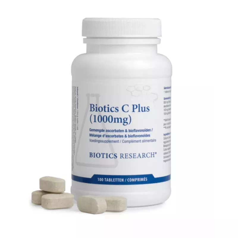 Biotics C Plus 1000mg Energetica Natura - Immunité & vitalité - 100 comprimés