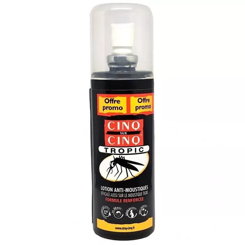 Cinq sur Cinq spray anti-moustiques Tropic 100ml