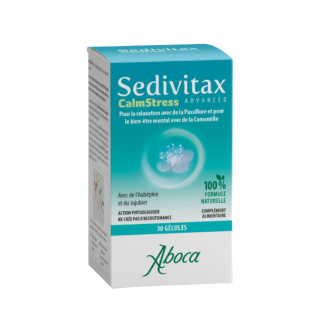 Sedivitax CalmStress Advanced Aboca - Relaxation & bien-être mental - 30 gélules