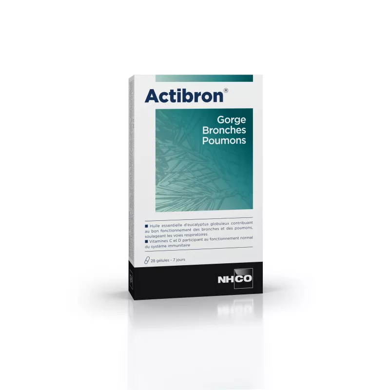 Actibron gorge bronches poumons NHCO - Voies respiratoires - 28 gélules