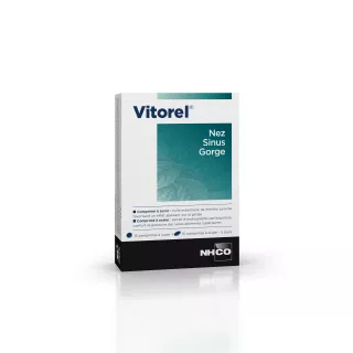 Vitorel nez sinus gorge NHCO - Voies respiratoires - 2 x 15 comprimés