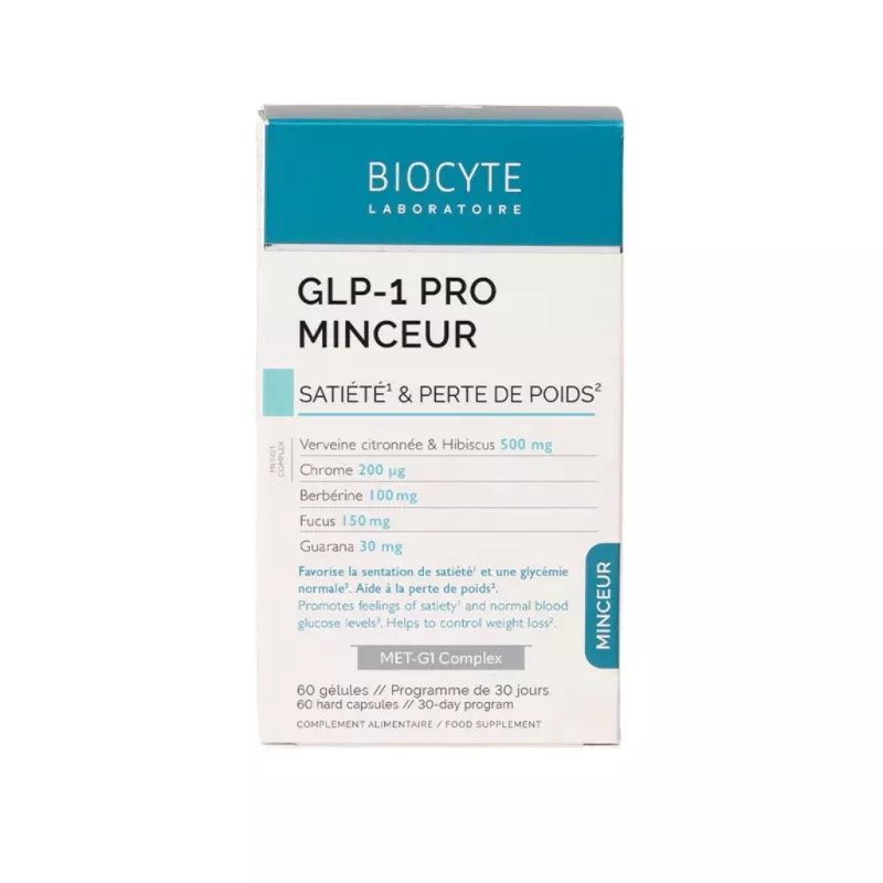 GLP-1 Pro Minceur Biocyte - Gestion du poids - 60 gélules