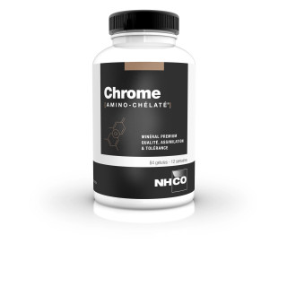 NHCO Chrome Amino-Chélaté - Apport en Chrome - 84 gélules
