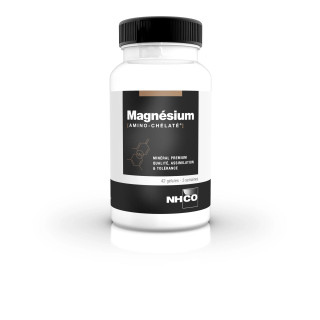 Magnésium Amino-Chélaté NHCO - Apport en magnésium - 42 gélules