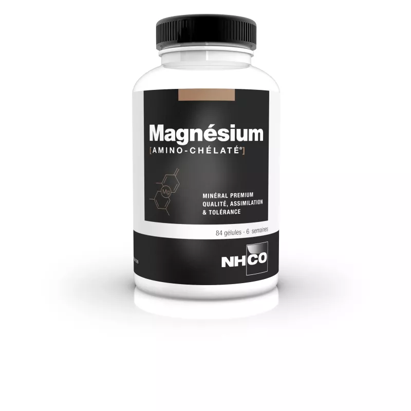 NHCO Magnésium Amino-Chélaté - Apport en magnésium - 84 gélules