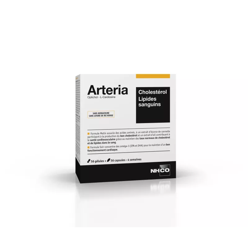 NHCO Arteria cholestérol et lipides sanguins - 2 x 56 gélules
