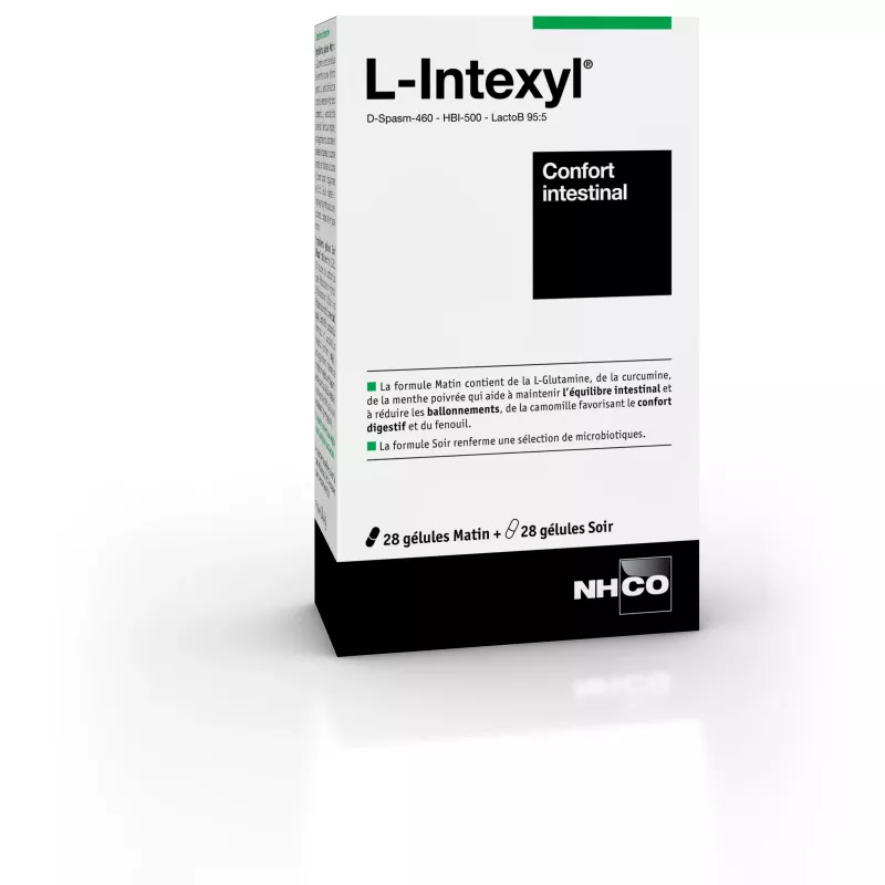 NHCO L-Intexyl - Équilibre intestinal - 2 x 28 gélules