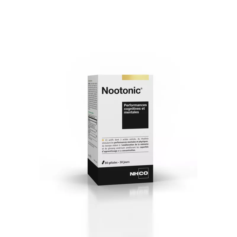 Nootonic NHCO - Performances cognitives & mentales - 56 gélules