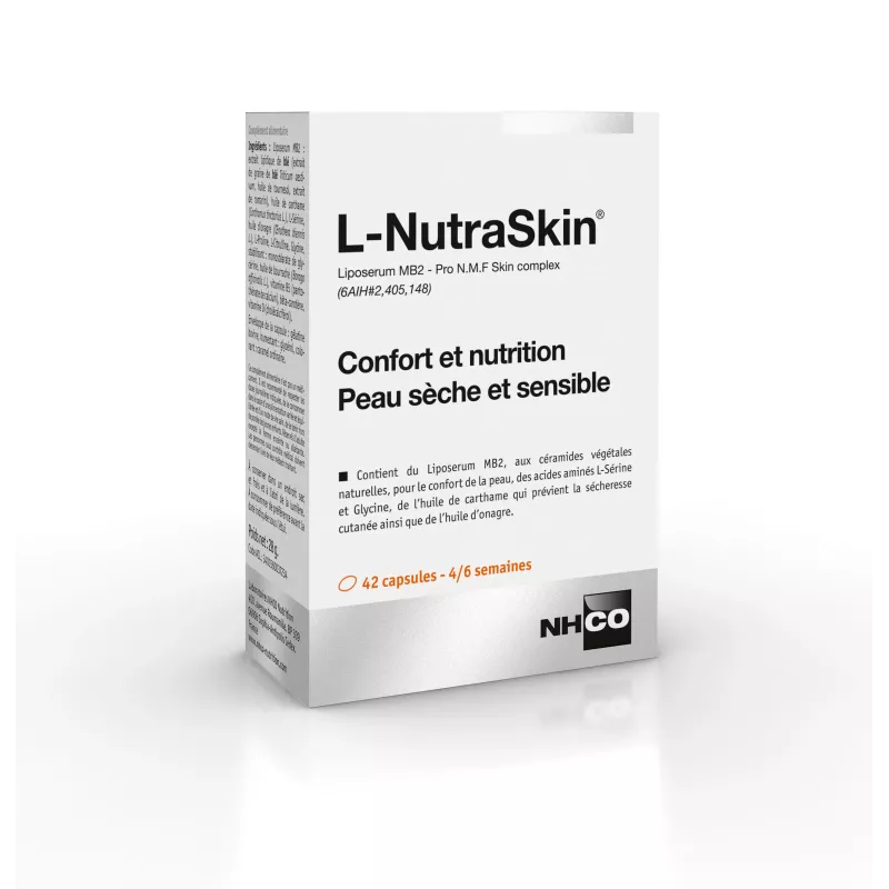 L-nutraSkin NHCO - Peau sèche et sensible - 42 capsules
