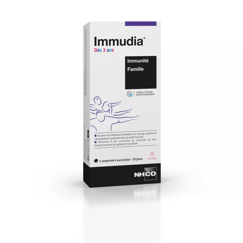 Immudia 3+ NHCO - Système immunitaire - 30 comprimés à sucer