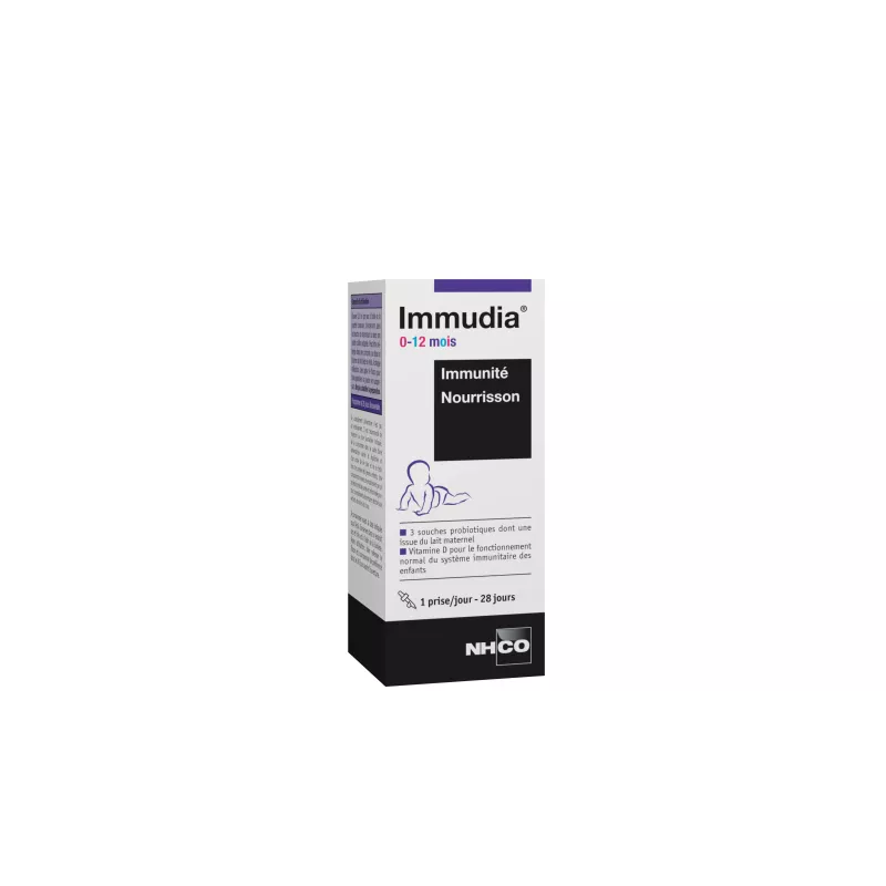 Immudia Immunité 0-12 mois NHCO - Système immunitaire - 23ml