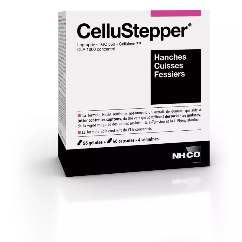 NHCO Cellustepper - Drainage et brûleur de graisses - 2 x 56 gélules